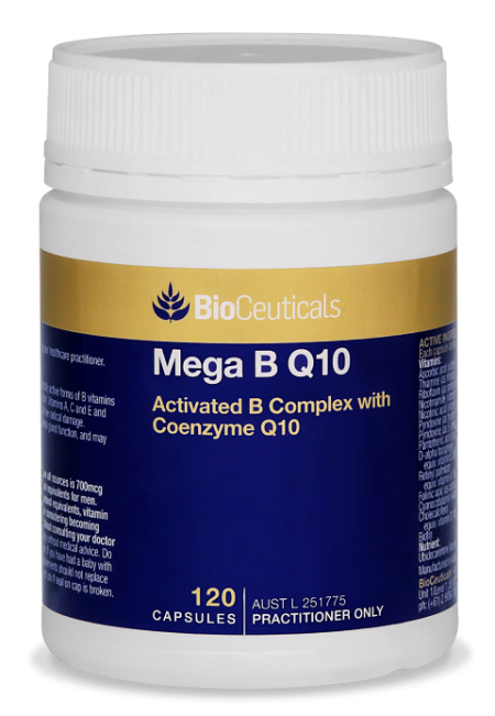 BioCeuticals Mega B Q10 120 CAPS