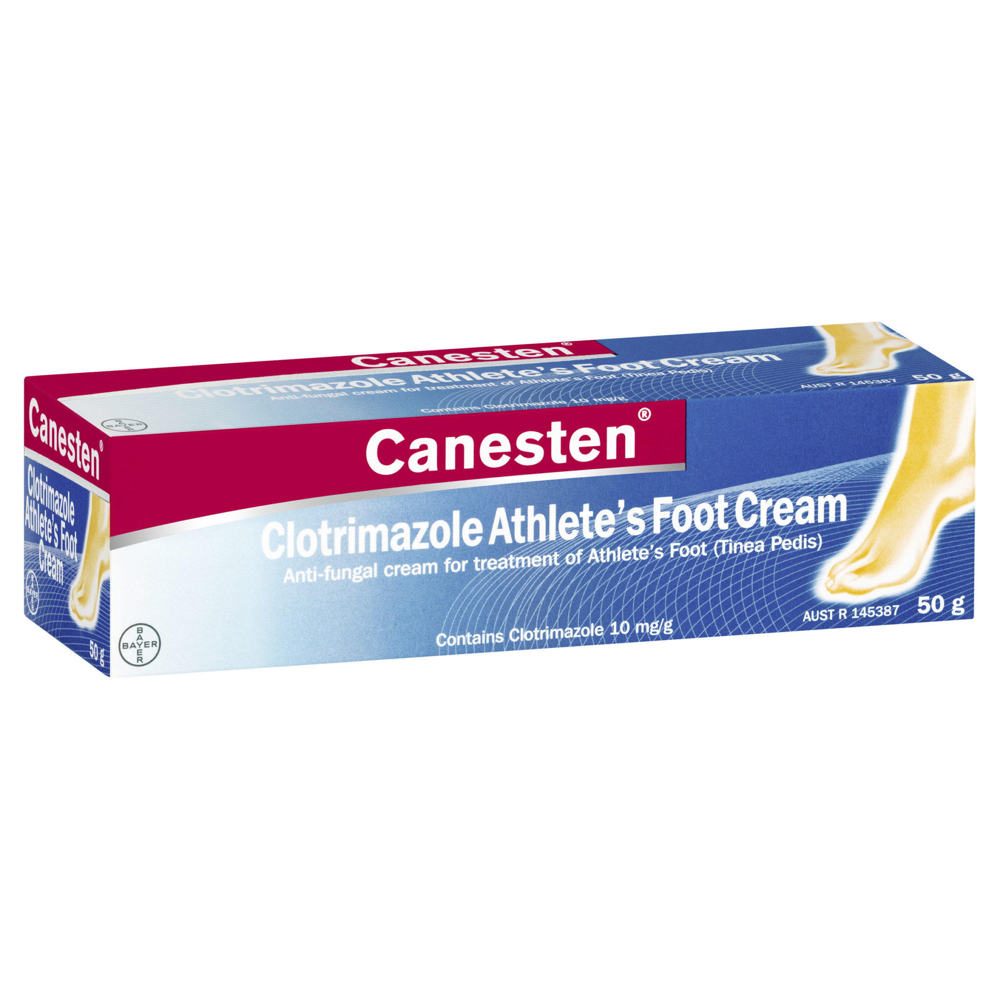 Canesten Anti-Fungal Athlete’s Foot (Tinea Pedis) Cream 50g | Amals ...