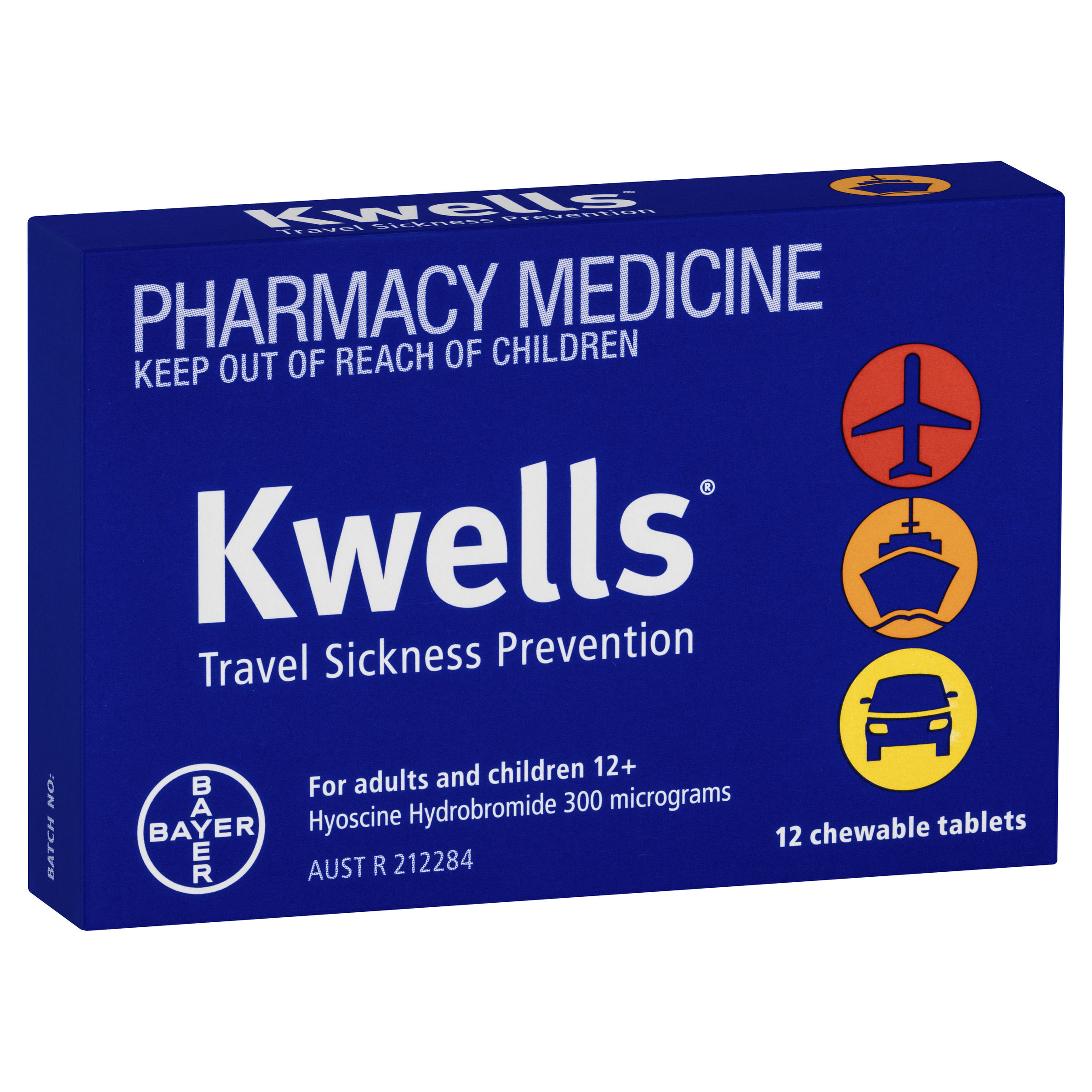 travel sickness medicine