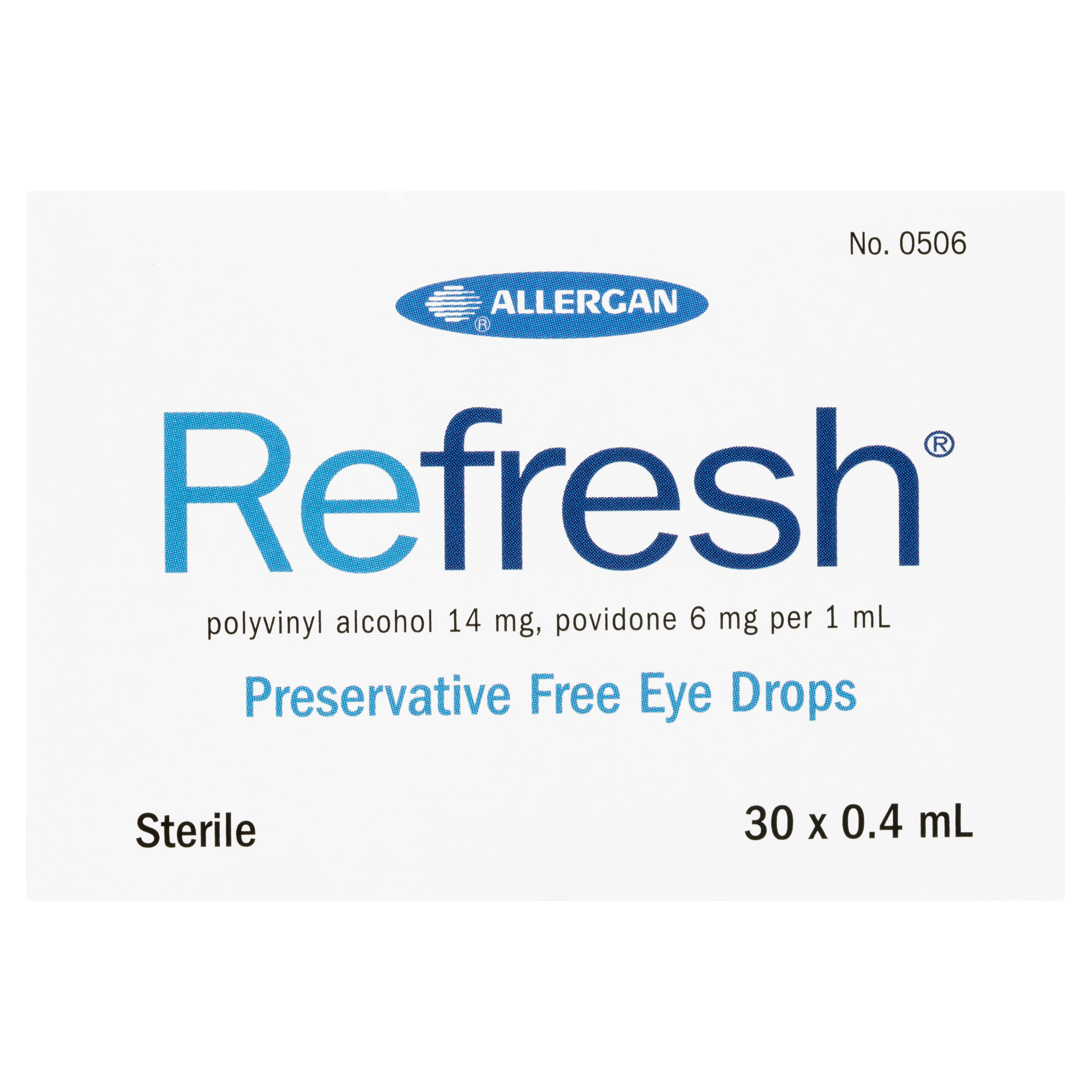 Refresh Preservative Free Eye Drops 30 x 0.4 mL | Amals Discount Chemist