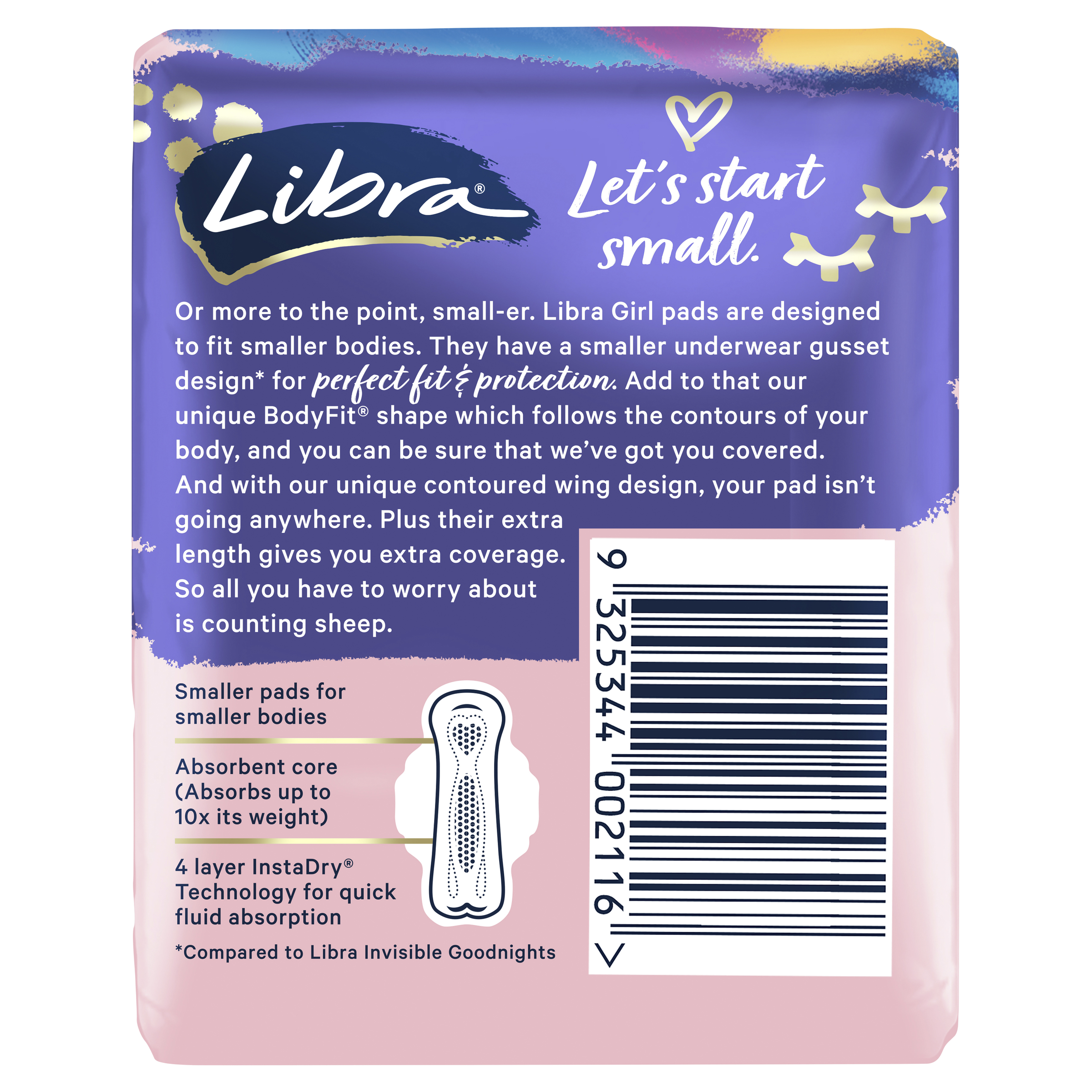 Libra Girl Pads & Tampons, Shop Online