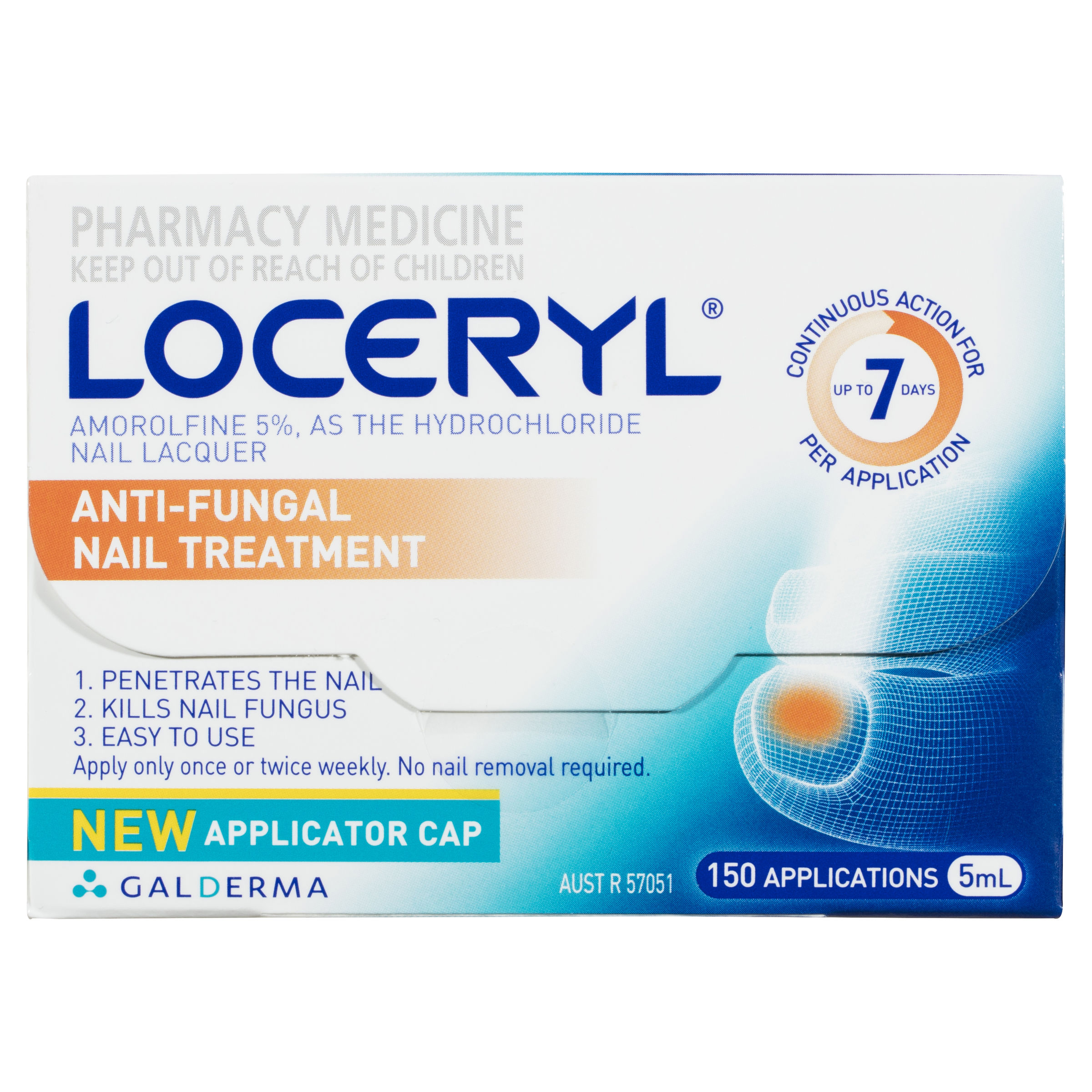 Loceryl Nail Lacquer 5% 5 Ml - Alawda Pharmacy