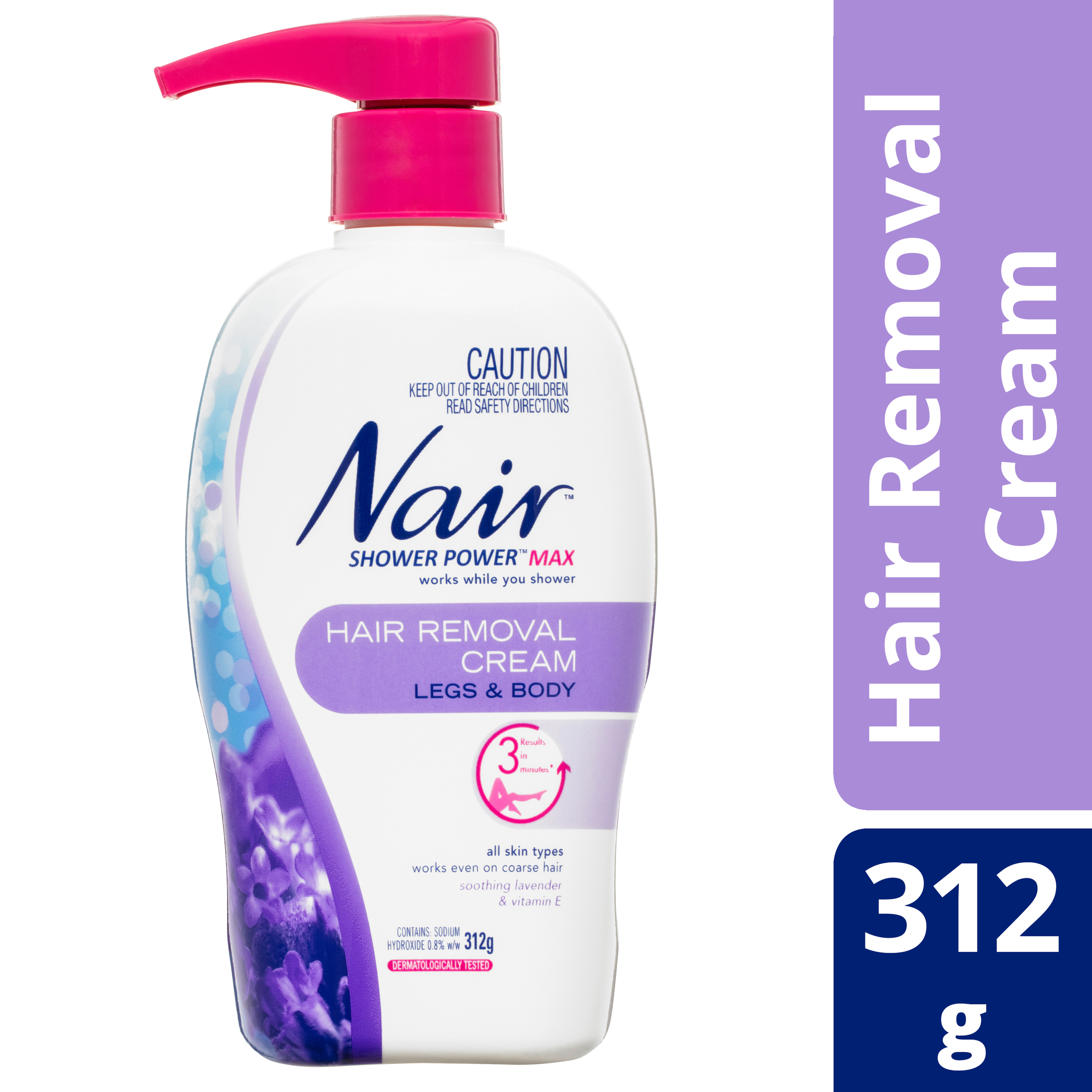 Nair Shower Power Max Hair Removal Cream 312g | Amals Discount Chemist