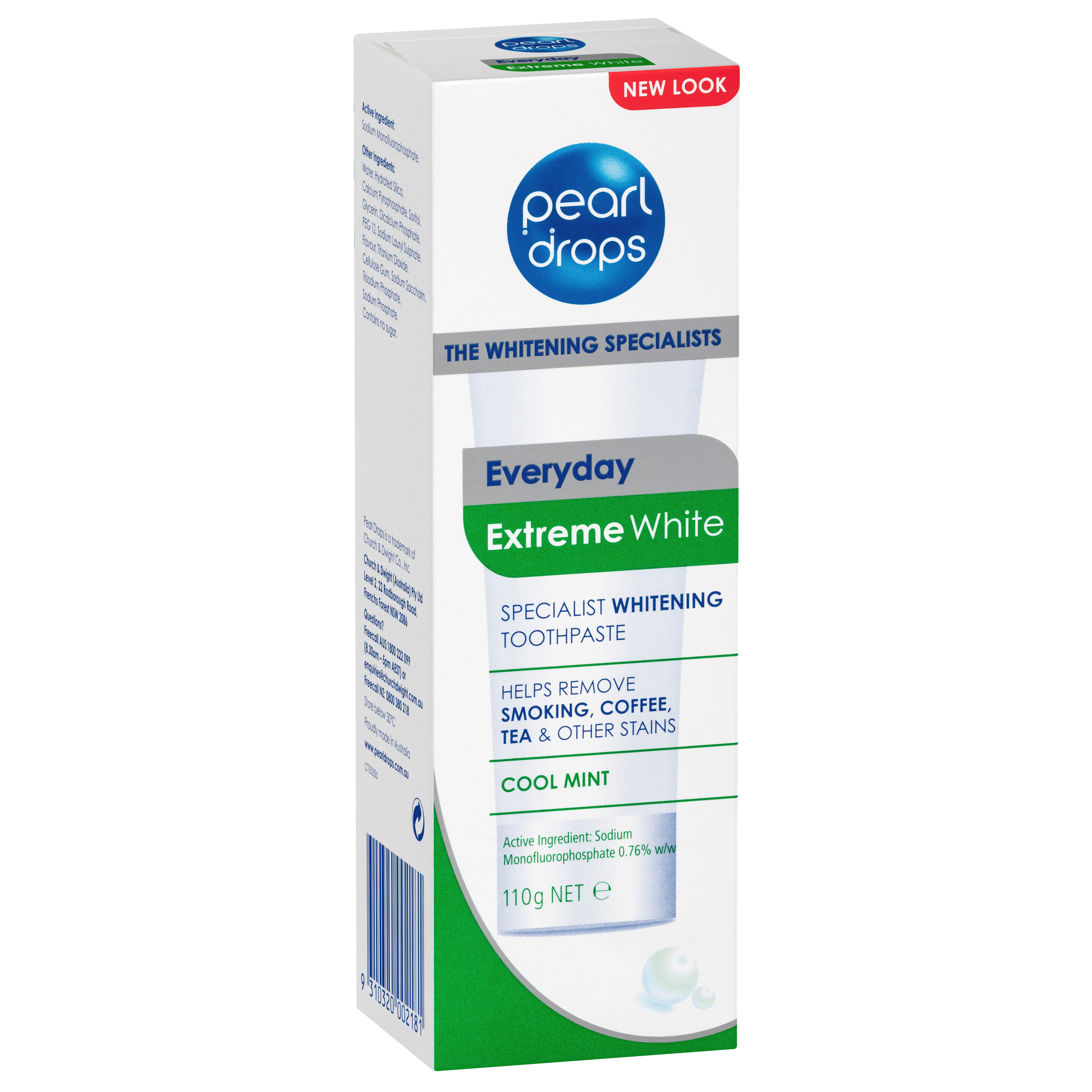 Pearl Drops Extreme White Whitening Toothpaste 110g ...