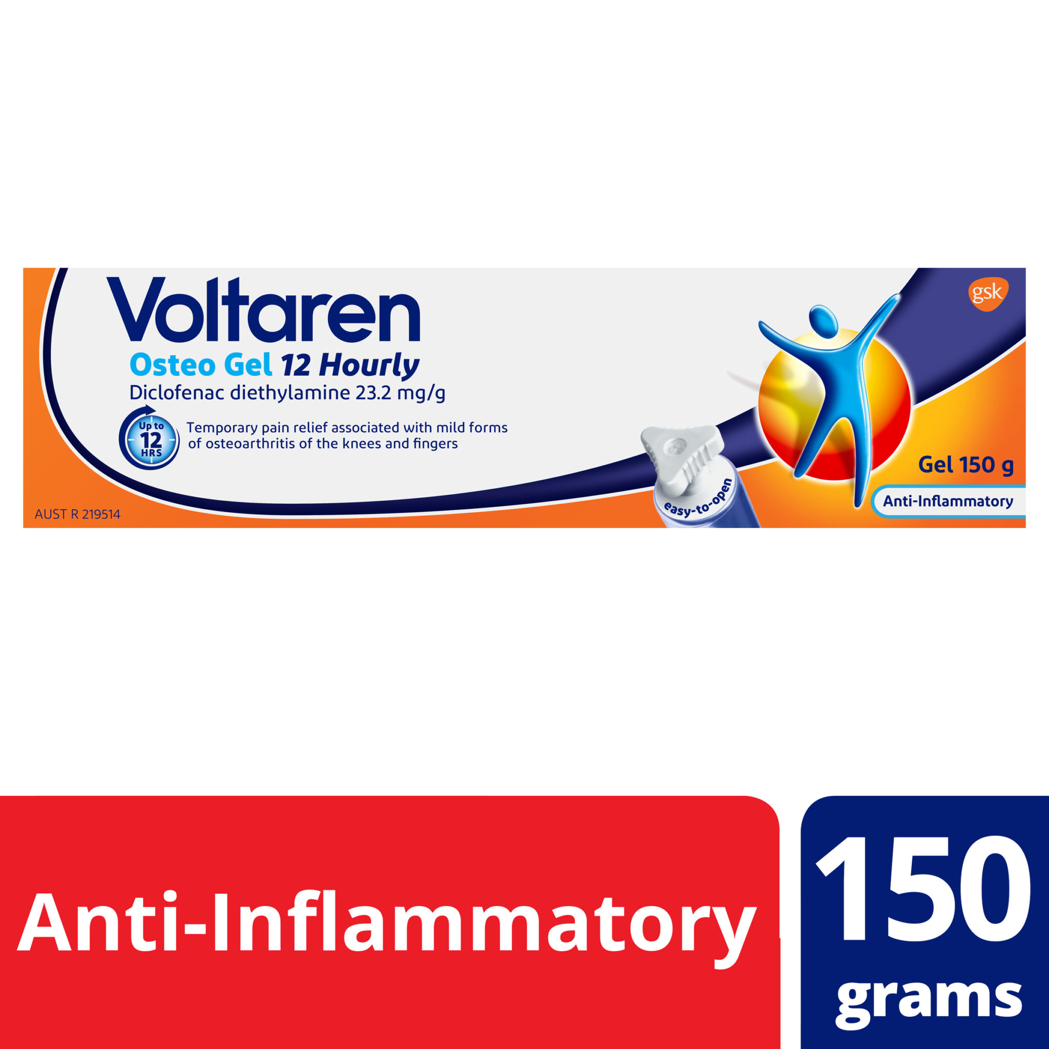 Voltaren Osteo Gel 12 hourly 150g | Amals Discount Chemist