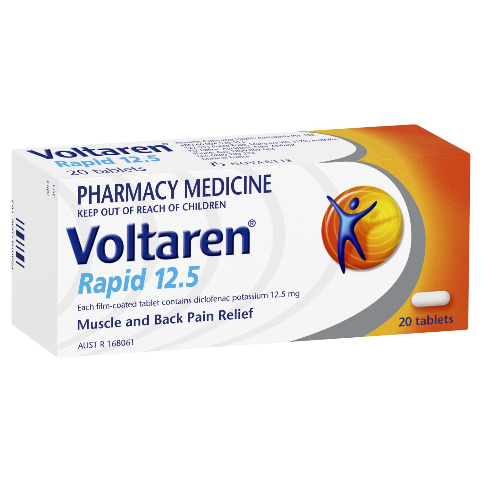 Voltaren Rapid 12.5, Pain Relief Tablets 20s Amals Discount Chemist