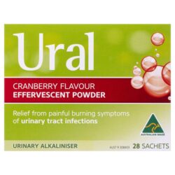 Ural Effervescent Powder Cranberry Sachets 28pk