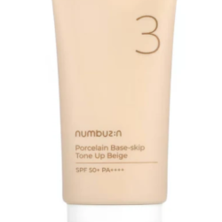 Numbuzin No.3 Porecelain Base-Skip Tone Up Beige Spf 50+ Pa+